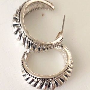 Silver Hoop Earrings